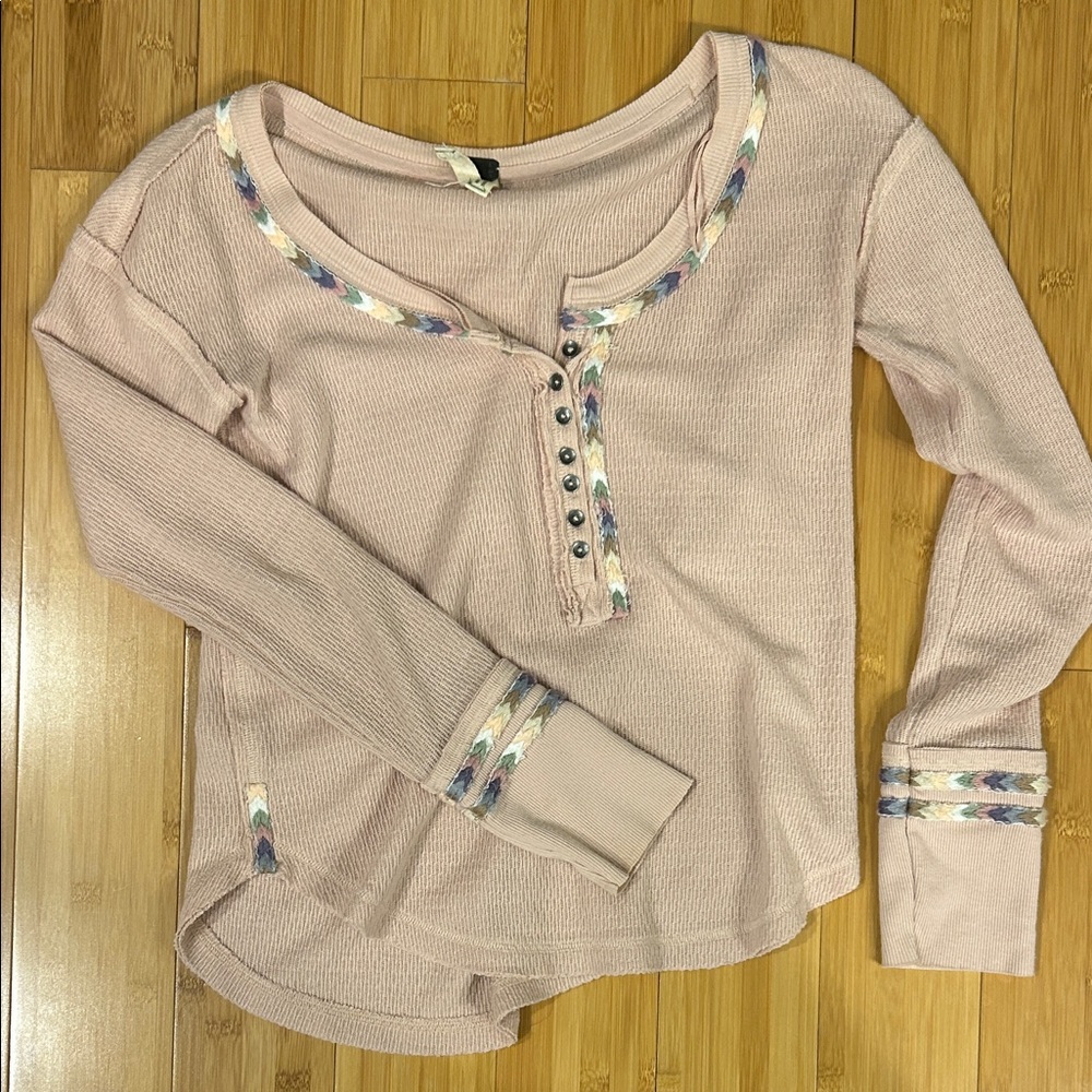 Free people long sleeve top